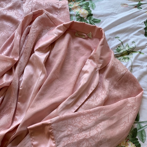 Victoria's Secret Other - VS | VTG | Gold Label | Pink Satin | Long Robe